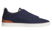 Zegna Cotton Denim Triple Stitch™ Sneakers