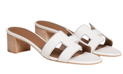 Hermès Leather Oasis Slide Sandals
