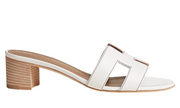 Hermès Leather Oasis Slide Sandals