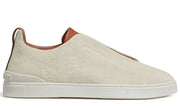 Zegna Triple Stitch canvas sneakers