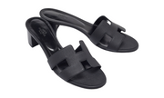 Hermès Leather Oasis Slide Sandals