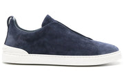 Zegna Triple Stitch suede sneakers