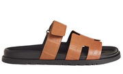 Hermes Calfskin Sandals Crocodile Skin