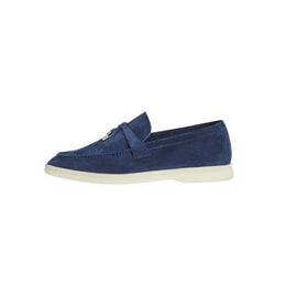 Loro Piana Blue Women's Loafers