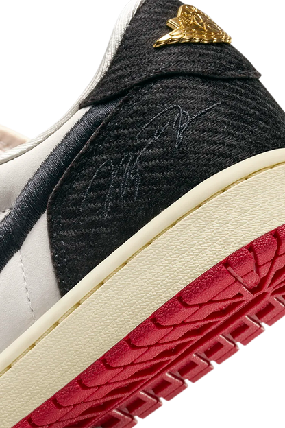 Air Jordan 1 Low OG x Trophy Room 'Sail and Varsity Red'