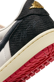 Air Jordan 1 Low OG x Trophy Room 'Sail and Varsity Red'
