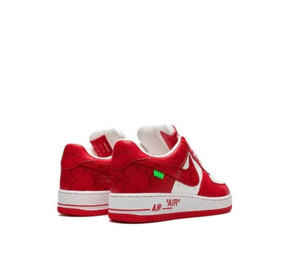 Nike Air Force 1 x Off White x Louis Vuitton Red