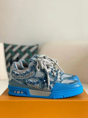 Louis Vuitton Skate Crystal – Blue Swarovski Monogram