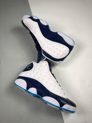 Nike Air Jordan 13 White Obsidian Dark Powder Blue