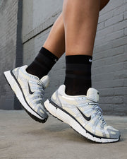 Nike P-6000 Summit White Metallic Silver