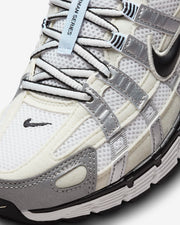 Nike P-6000 Summit White Metallic Silver