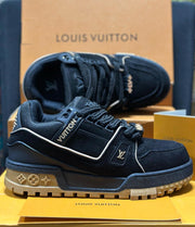 Louis Vuitton Trainer Maxi – Black & Brown Suede
