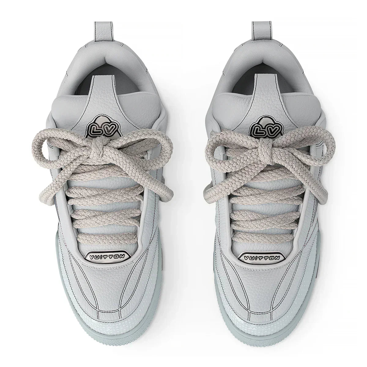 Louis Vuitton Skate Grey White