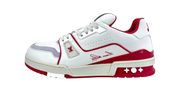 Louis Vuitton Trainer #54 Signature White Red